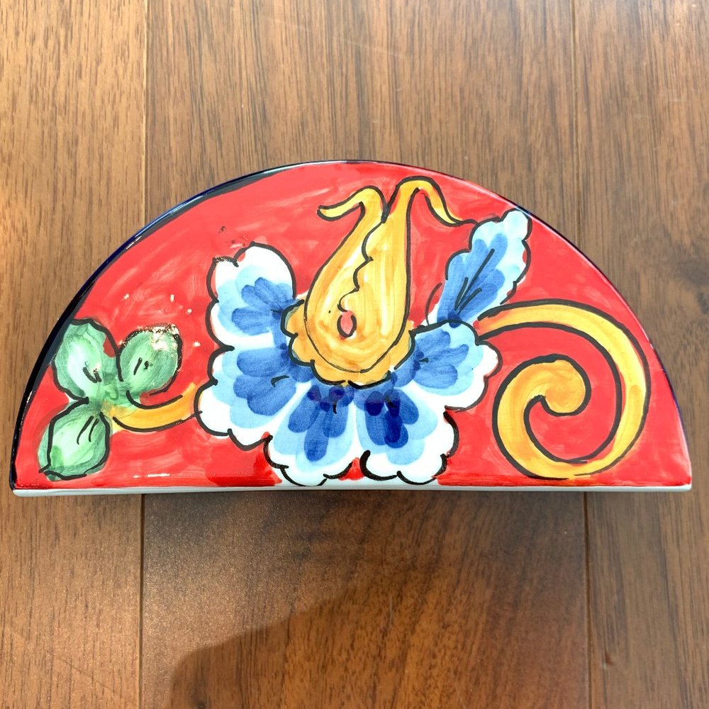 Ceramic Napkin Holder Handmade From Spain SH Fast